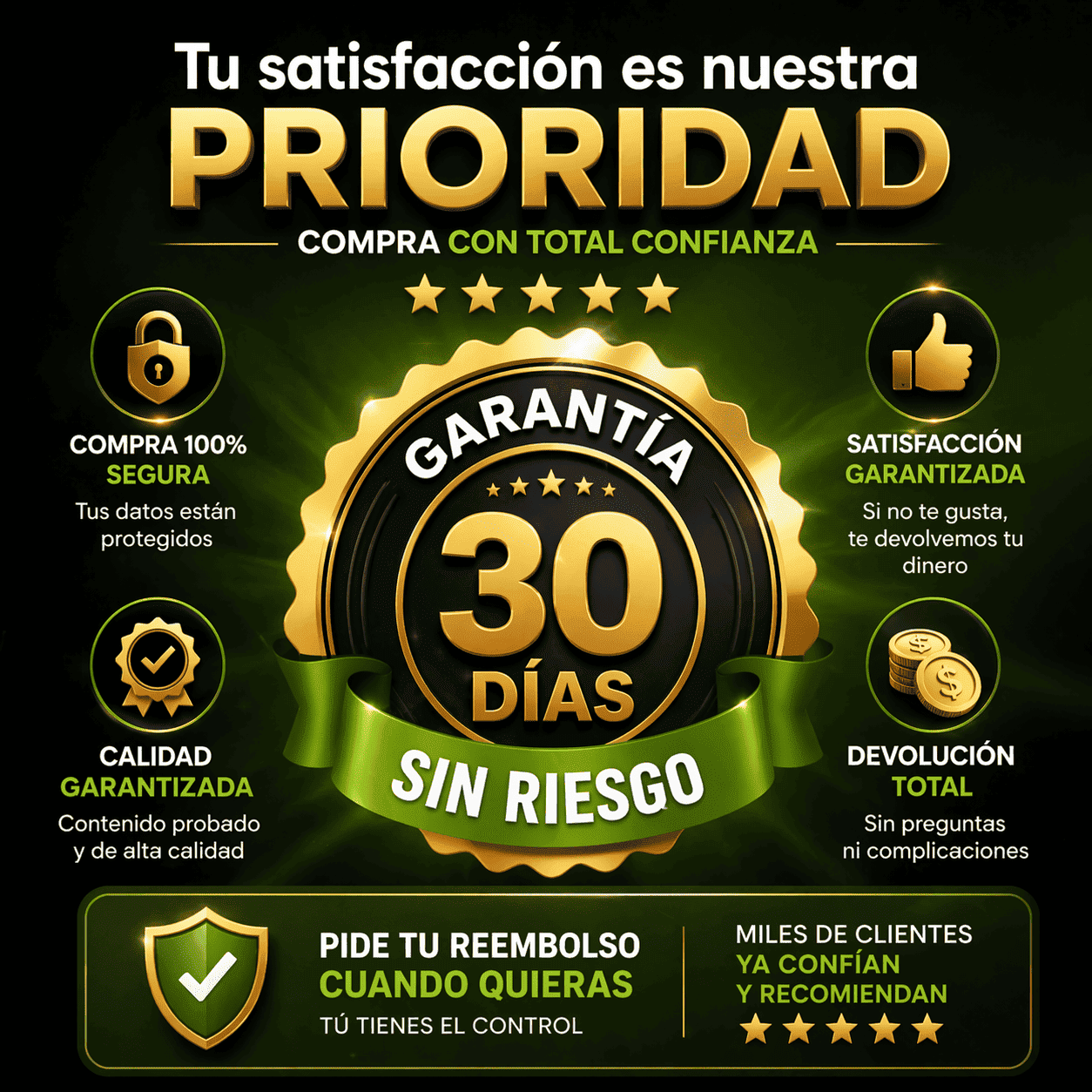 Garantía 30 días