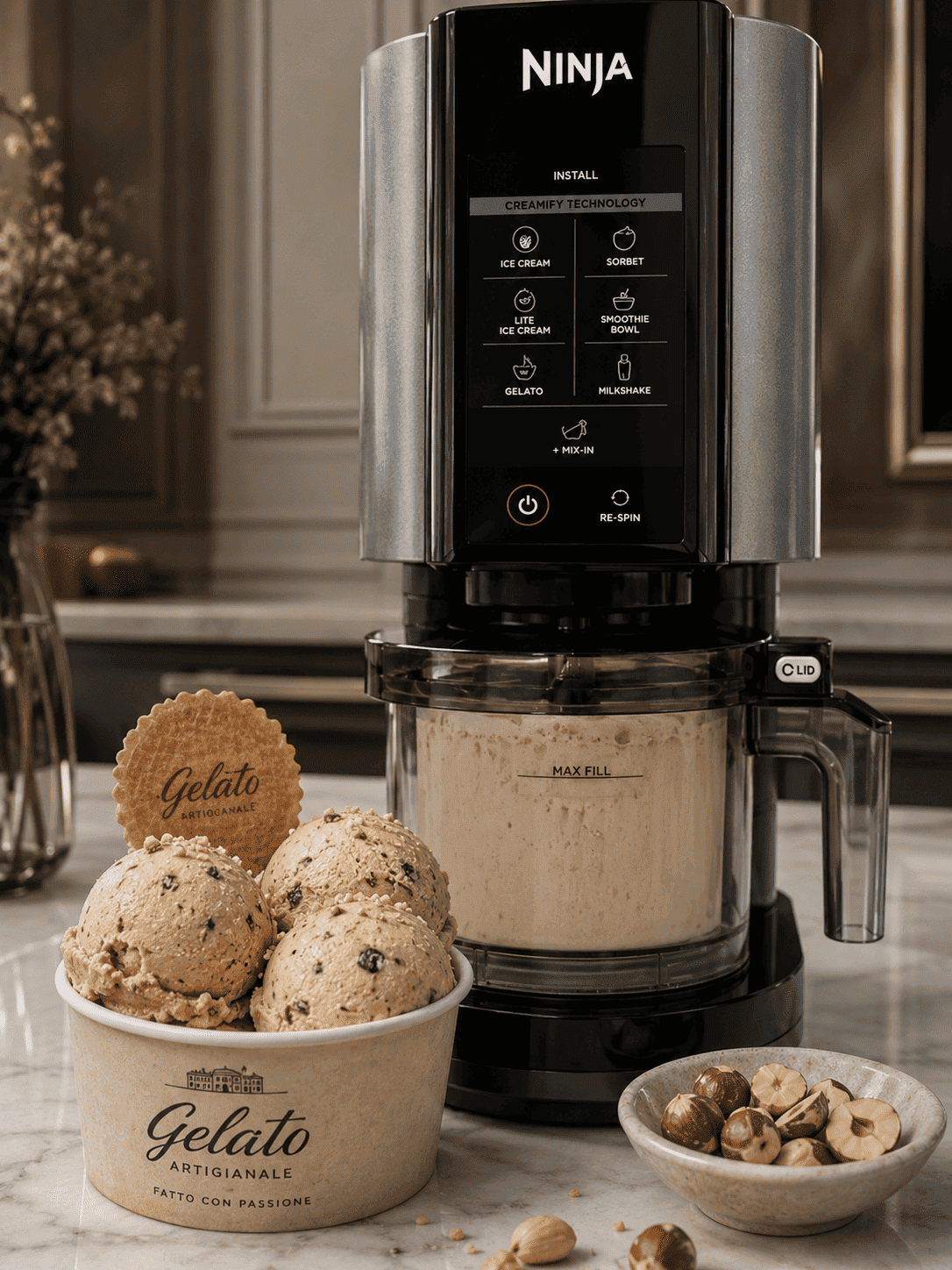 Helado Nueces