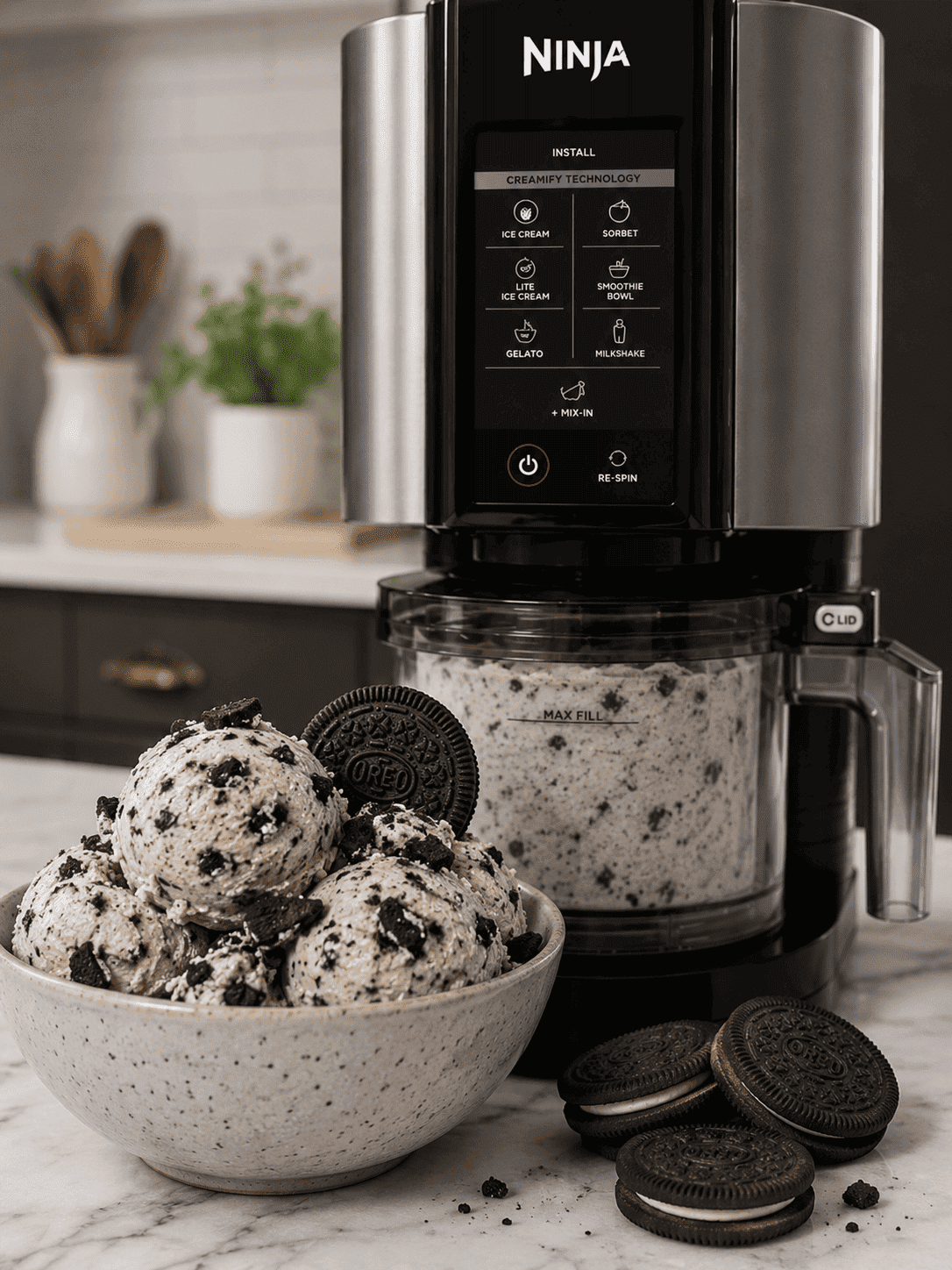 Helado Oreo