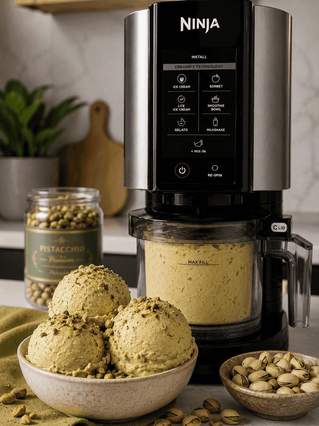 Helado Pistacho